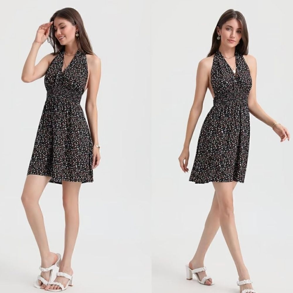 Summer boho floral Dresses for Women 2023,Floral XL new